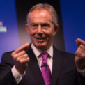 LONDON, ENGLAND - FEBRUARY 17:  Former British Prime Minister Tony Blair delivers a keynote speech at a pro-EU event on February 17, 2017 in London, England. Mr Blair claimed that people voted in the referendum without knowledge of the true terms of Brexit and urged people to change their minds and rise up against Brexit.  (Photo by Carl Court/Getty Images)